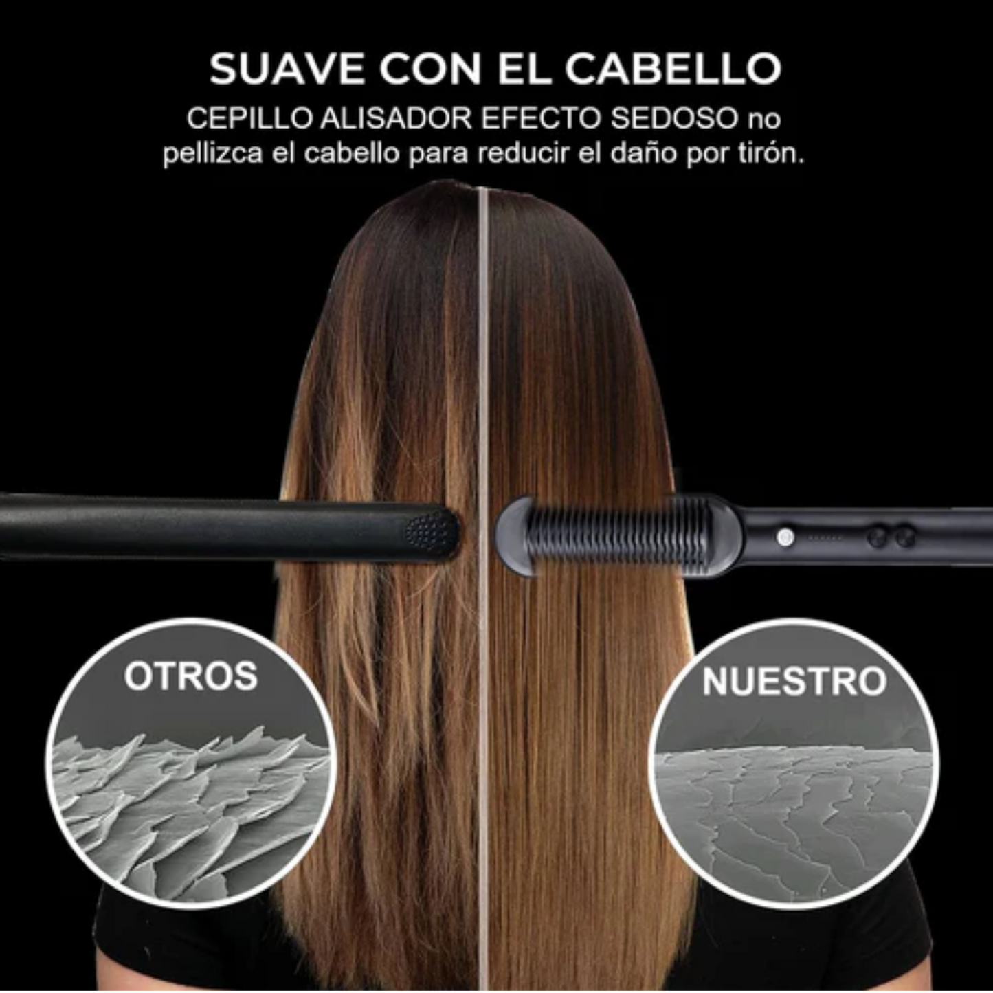 Cepillo Alisador Sleek Bivolt 3 en 1