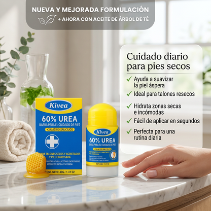 Barra de Urea para Pies | Reparación clínica que transforma tus talones
