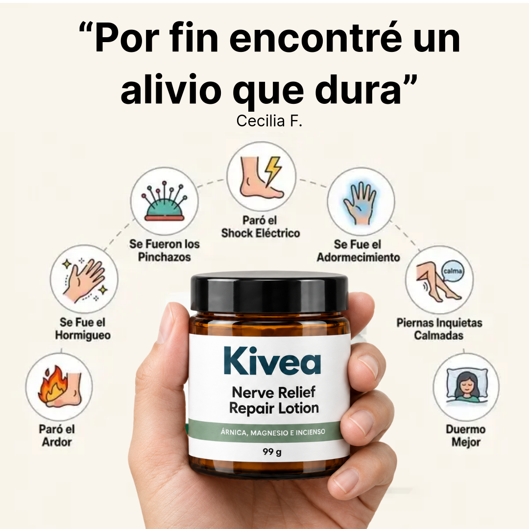 Ardor, hormigueo y entumecimiento en los pies: alivio en cuestión de minutos.