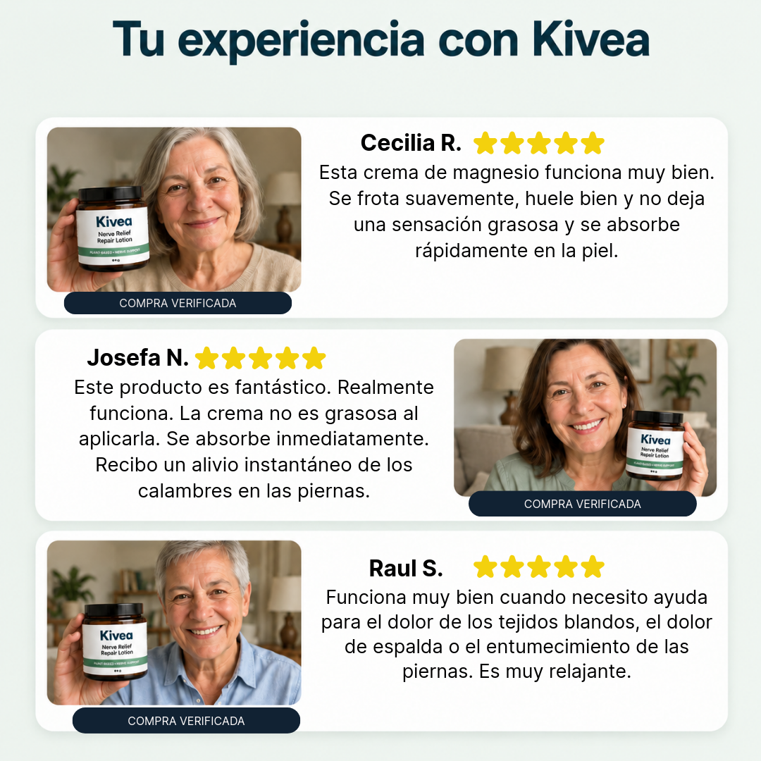 Ardor, hormigueo y entumecimiento en los pies: alivio en cuestión de minutos.
